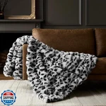 Wdcozy Cheetah Leopard Print Bubble Throw Blanket, Luxury Faux Rabbit Fur Min. Fixed Price $53.74.