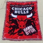 Chicago Bulls 1996 Nba Champions Blanket Throw Game Over Finals 50X58 Jordan Era. Fixed Price $16.00.