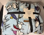 Vera Bradley Peanuts Ski Jump Snoopy Winter Sky Throw Blanket 50" X 80" Nwt. Fixed Price $59.95.