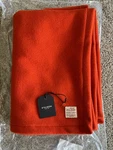 Filson Mackinaw 100% Wool Throw Blanket Flame Orange New! Fast Ship. Fixed Price $289.95.