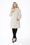 Dennis Basso Madison Ave Cream Faux Fur Textured Coat Xl Luxury Glam Hollywood. Fixed Price $87.00.