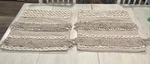 Redearth Throw Pillow Covers 2 Textured Woven Tufted Natural Color Boho X18. Fixed Price $38.98.