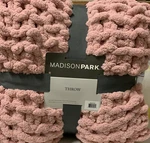 Madison Park Solid Chenille Chunky Knit Throw 60 X50. Fixed Price $34.70.
