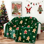 Christmas Throw Blanket 50X60 Gingerbread Man Soft Cozy Holiday Decor. Fixed Price $21.99.