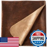 Terry Town DP1718-BROWN-1 Rustic Ranch Throw W/bonded Beige Mink 50 X 60. Fixed Price $57.89.