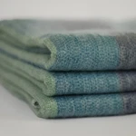 Alpaca Wool Blanket Throw Large Queen 90 X 63 Soft Cozy Stripes Handmade Ecuador. Fixed Price $59.90.