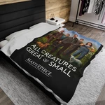 Creatures Great And Small Plush Blanket James Herriot Velveteen Throw. Fixed Price $33.34.