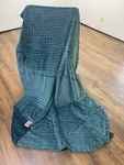 Sew Sweet Minky Blue Green Fur Blanket Turquoise Ultra Soft Nwt 60X82. Fixed Price $175.00.
