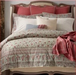 Ralph Lauren Belle Pointe Avah 3PC Full/queen Duvet Cover W/2 Std Shams. Fixed Price $388.00.