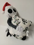 Disney Jack Skellington Nightmare Before Xmas Plush Throw Blanket 50X60 White. Fixed Price $29.99.