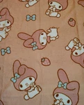 My Melody Sanrio Silk Touch Pink Travel Throw Blanket Light Soft 40" X 50" New. Fixed Price $14.99.