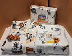 Bershire Blanket And Home Co. Peanuts Halloween Throws Twin Sheet Set Bundle. Fixed Price $100.00.