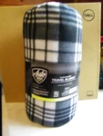 Treksafe Automotive 12V Heated Travel Blanket, Brand New Gray & White. Fixed Price $25.99.