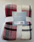 Wayland Square Sherpa Soft Throw, Multicolor, Size 50"X60". Fixed Price $19.90.