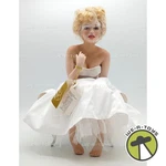 Franklin Mint Marilyn Monroe Porcelain Portrait Doll Love W/ Bench 2000. Fixed Price $169.95.
