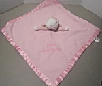 Lamb Pink Jesus Loves Precious Moments 2008 Satin Baby Security Blanket Lovey. Fixed Price $21.44.