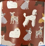 Mainstays Fleece Throw Blanket 50X60 Dogs Print Cozy Soft. Fixed Price $9.99.
