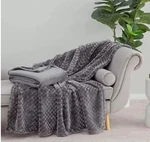 Berkshire Set 2 Shiny Velvetsoft Airblown Check 60X70 Throws. Fixed Price $38.99.