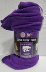 Kansas State Wildcats 46" By 60" Varsity Micro Raschel Throw Blanket - Ncaa. Fixed Price $24.99.