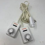 Vtg Sunbeam Electric Blanket Dual Controller White Style 54KQ 3-PIN 16907-031. Fixed Price $23.24.
