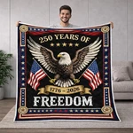 Years Of Freedom Blanket Patriotic American Flag Usa Gift Throw. Fixed Price $38.80.