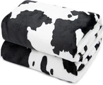 Cow Print Warm Plush Cute 40X50INCH(100 X130 Cm), Blackblanket. Fixed Price $14.52.