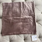 Pottery Barn Teen Luster Velvet Pillow Cover 18X18 Light Pink - New. Fixed Price $35.00.