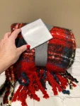 Threshold Nwt Festive Holiday Tartan Plaid Super-soft Throw Blanket With Fringe. Fixed Price $75.00.