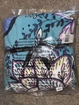 Vera Bradley Peacock Garden Throw Blanket Warm Soft 12408-12610 Pattern 80"X 50". Fixed Price $45.99.