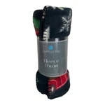 Comfort Bay Fleece Throw 50 X 60 Black & Red Truck Blanket New. Fixed Price $12.99.