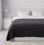 Ikea Vareld Dark Grey Bedspread Throw Cover Sheet 230CM X 250CM - New. Fixed Price $33.57.