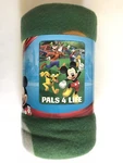 Blanket Throw Fleece 45" X 60" Warm Mickey Donald Goofy Pluto Pals Life New. Fixed Price $12.95.