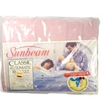 New Vintage Sunbeam Automatic Electric Heated Blanket Rose Sz-queen Dual Control. Fixed Price $89.97.