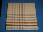 Rare Ralph Lauren Wheaton Soft Cotton Throw Blanket Beige Brown & Gray Stripe. Fixed Price $189.99.
