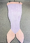 Authentic Kids Mermaid Plush Pink And Purple Tail Blanket. Fixed Price $15.00.