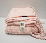 Charter Club Damask Multi-knit Tassel Throw Blanket 50" X 60" Pink. Fixed Price $44.99.