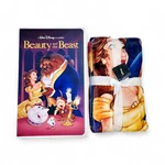 Disney Beauty And The Beast Classic Vhs Boxed Silk Touch Throw Blanket 50" 70". Fixed Price $49.00.