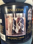 Pendleton Reversible Plush Throw Blanket, Soft, Cozy, Polyester 50" X 70" New. Fixed Price $34.99.