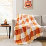 Kate Aurora Autumn Spice Thanksgiving Buffalo Plaid Farmhouse Throw Blanket. Fixed Price $23.50.