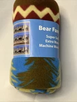Nwt Yellowstone National Park Fleece Throw Blanket Bears 50 X 60. Fixed Price $19.99.