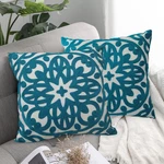Embroidered Decorative Throw Pillow Covers 18"X18" Set Of 2 Pieces, Boho Classic. Fixed Price $36.83.
