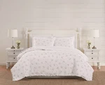 The Farmhouse By Rachel Ashwell Rosebury White And Pink Cotton 3-PIECE Full/q.... Fixed Price $108.41.
