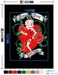 Queen Size Betty Boop Blanket Luxury Plush Throw Hearts & Roses. Fixed Price $35.00.