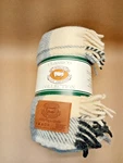 New Compagnia Lane Preziose Plaid Blanket Throw 53 X 60 100% Virgin Acrylic. Fixed Price $79.95.