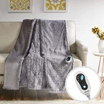 Beautyrest Brushed Long Fur Electric Throw Blanket Ogee Pattern Warm And Soft.... Fixed Price $60.62.