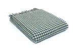 Fraas Houndstooth Wool Throw - 100% Navy. Fixed Price $85.00.