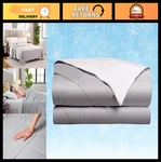 King Size Cooling Blanket 90X108 Lightweight Nano Technology For Sleep, Q-max. Fixed Price $53.99.