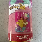 Pok Mon 40X50 Silk Touch Throw Blanket By Franco Color Of Fun. Fixed Price $19.99.