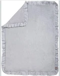 Trend Lab Dove Gray Receiving Blanket-ruffle Stripe Trimmed 30 X 40. Fixed Price $24.99.