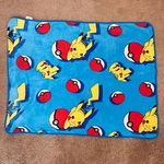 Northwest Company Pokemon Pokeball Power Pikachu Blue Throw Blanket Kids 46"X38". Fixed Price $28.49.